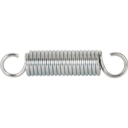 Prime-Line Extension Spring, 13 in. x 4 in. x .120 Wire Diameter, Spring Steel, PK2 SP 9624